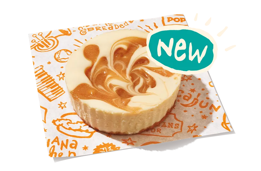 Caramel Apple Cheesecake Cup Popeyes
