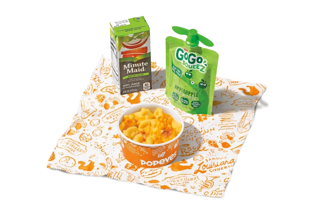 Mac & Cheese Kids Meal popeyes