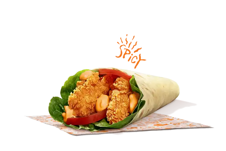 Spicy Chicken Wrap - Popeyes